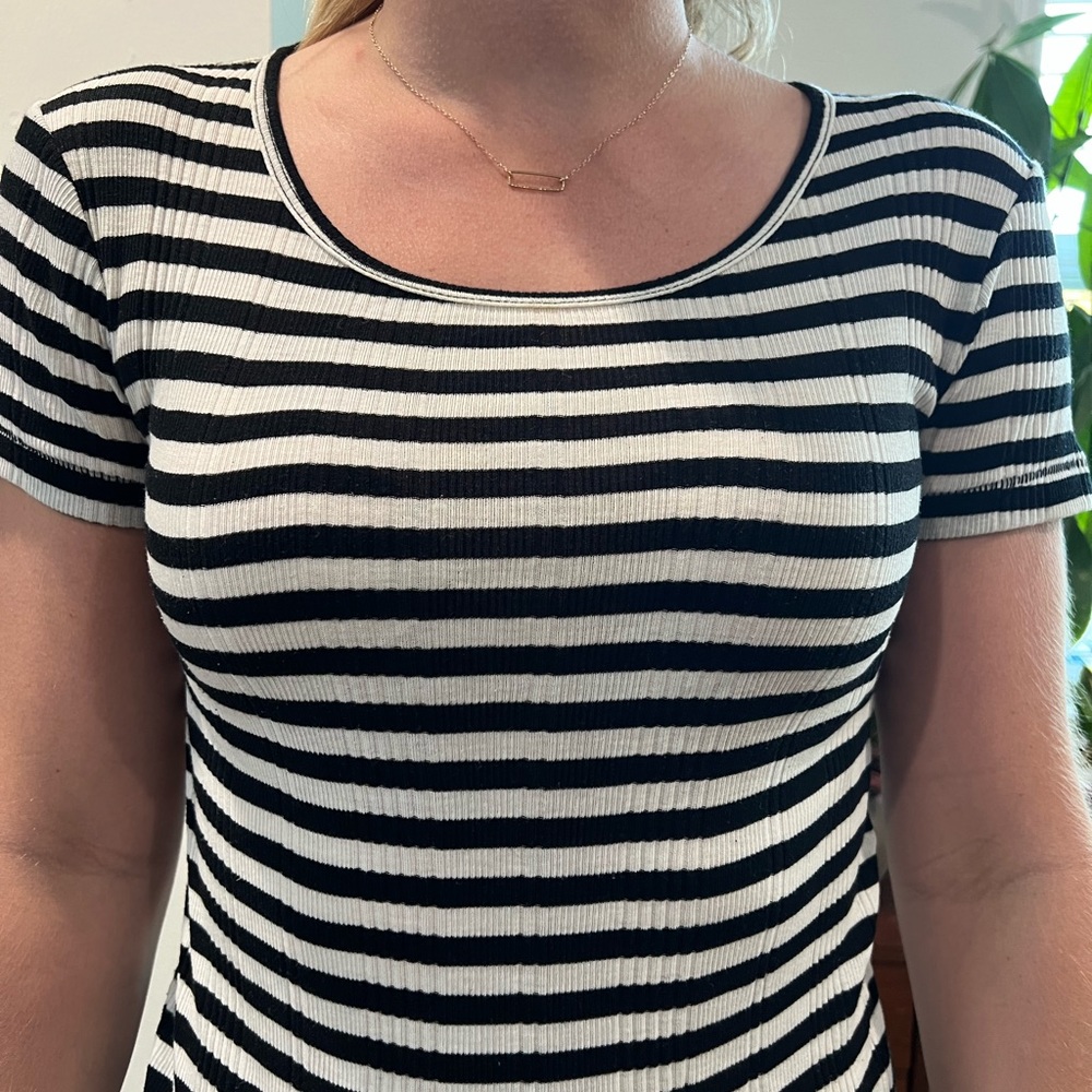 Madewell striped top size small